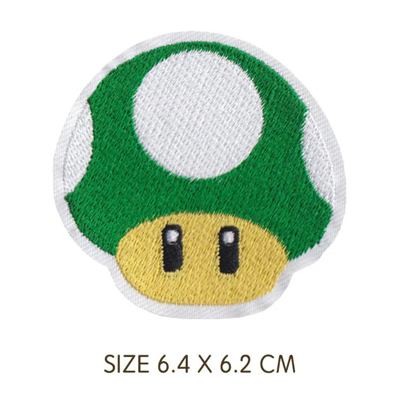 Écusson Mario - Champignon 1-UP
