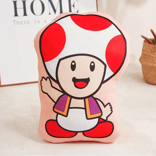 Coussin Mario - Champignon "Toad"
