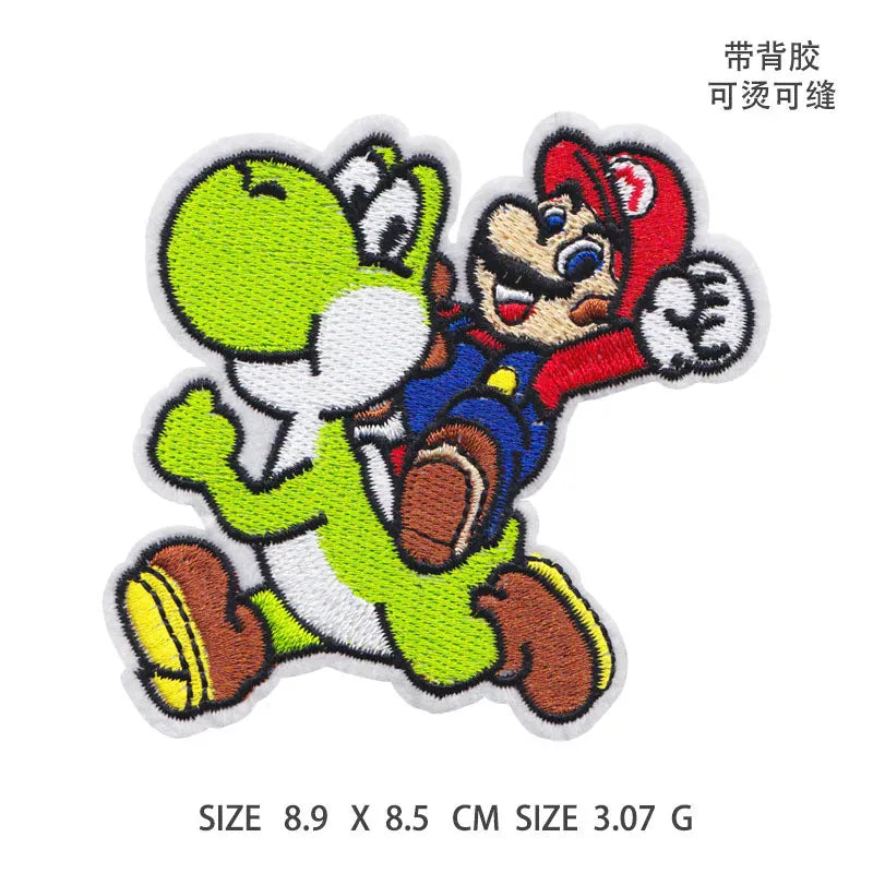 Écusson Mario - Mario et Yoshi