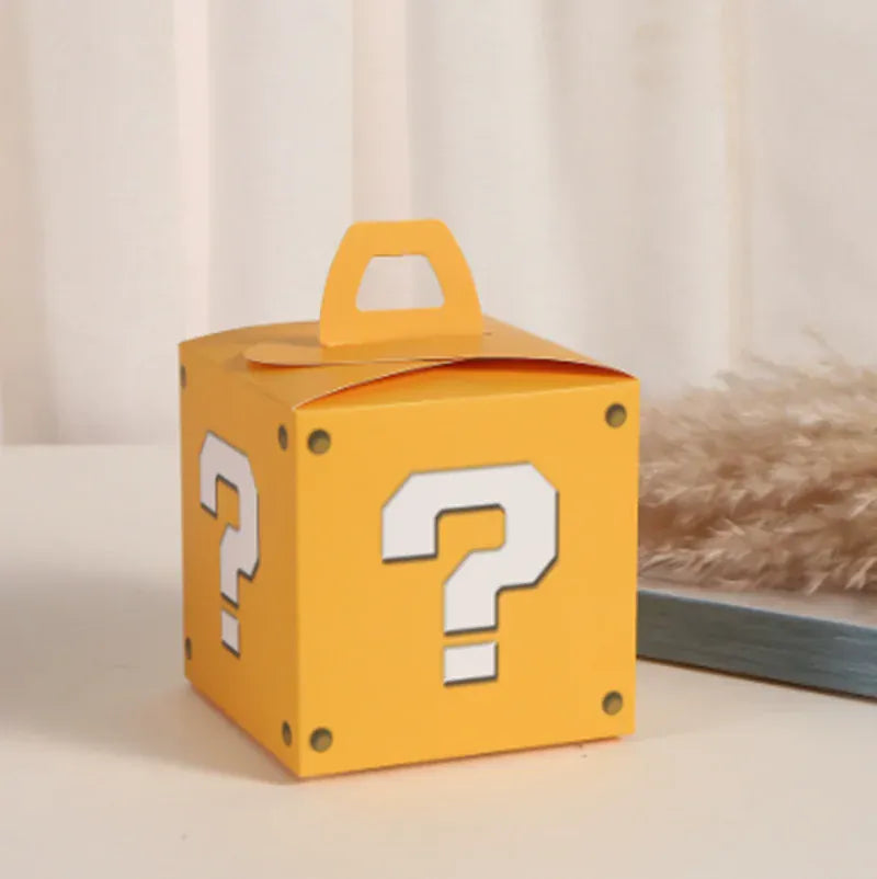 Boîtes Cadeaux Mario - Blocs, Tuyaux et Étoiles