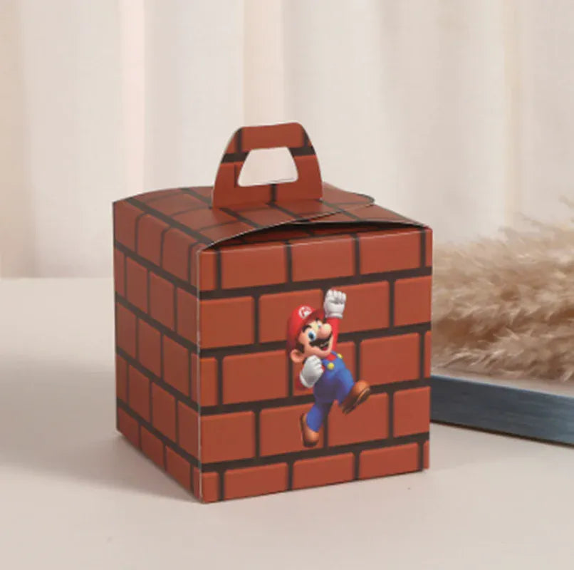Boîtes Cadeaux Mario - Blocs, Tuyaux et Étoiles
