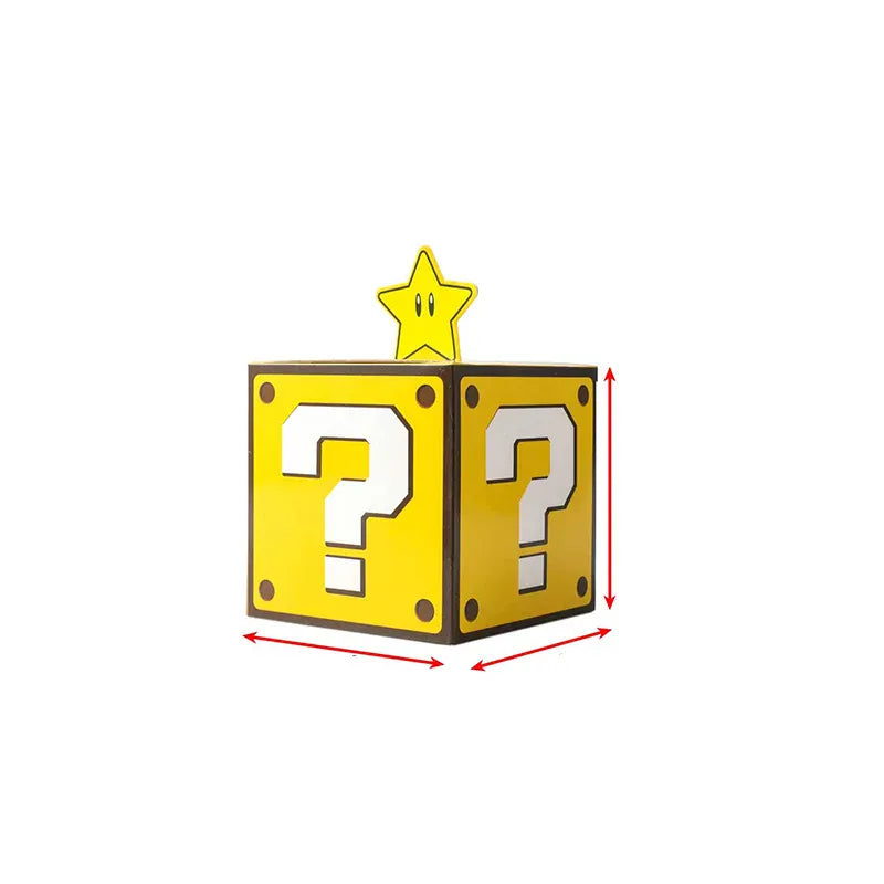 Boîtes Cadeaux Mario - Blocs, Tuyaux et Étoiles