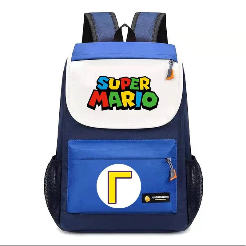 Cartable Super Mario - "L" de Waluigi