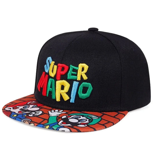 Casquette avec inscription "Super Mario"
