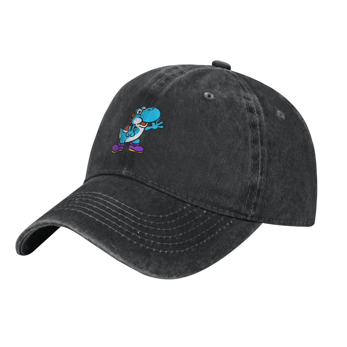Casquette Mario - Yoshi Bleu