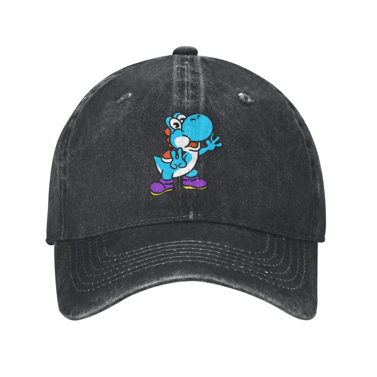 Casquette Mario - Yoshi Bleu