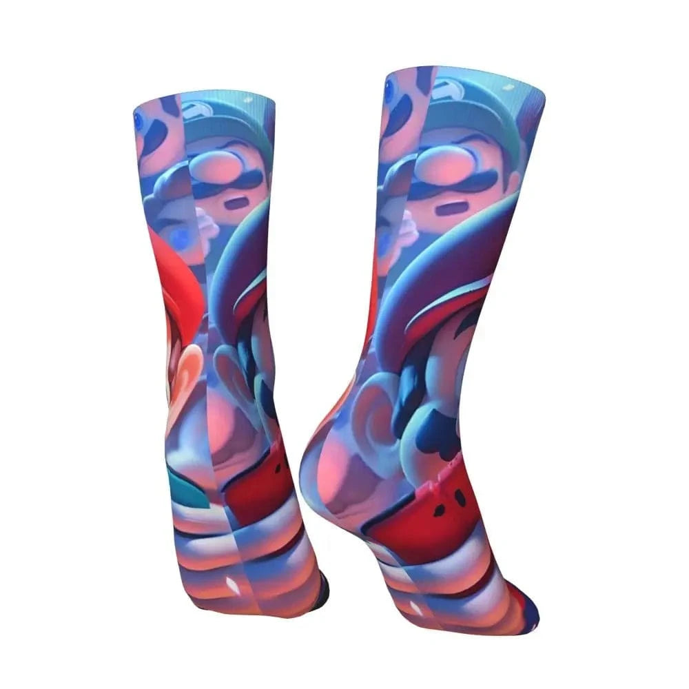 Chaussette Mario Joue à la Nintendo Switch