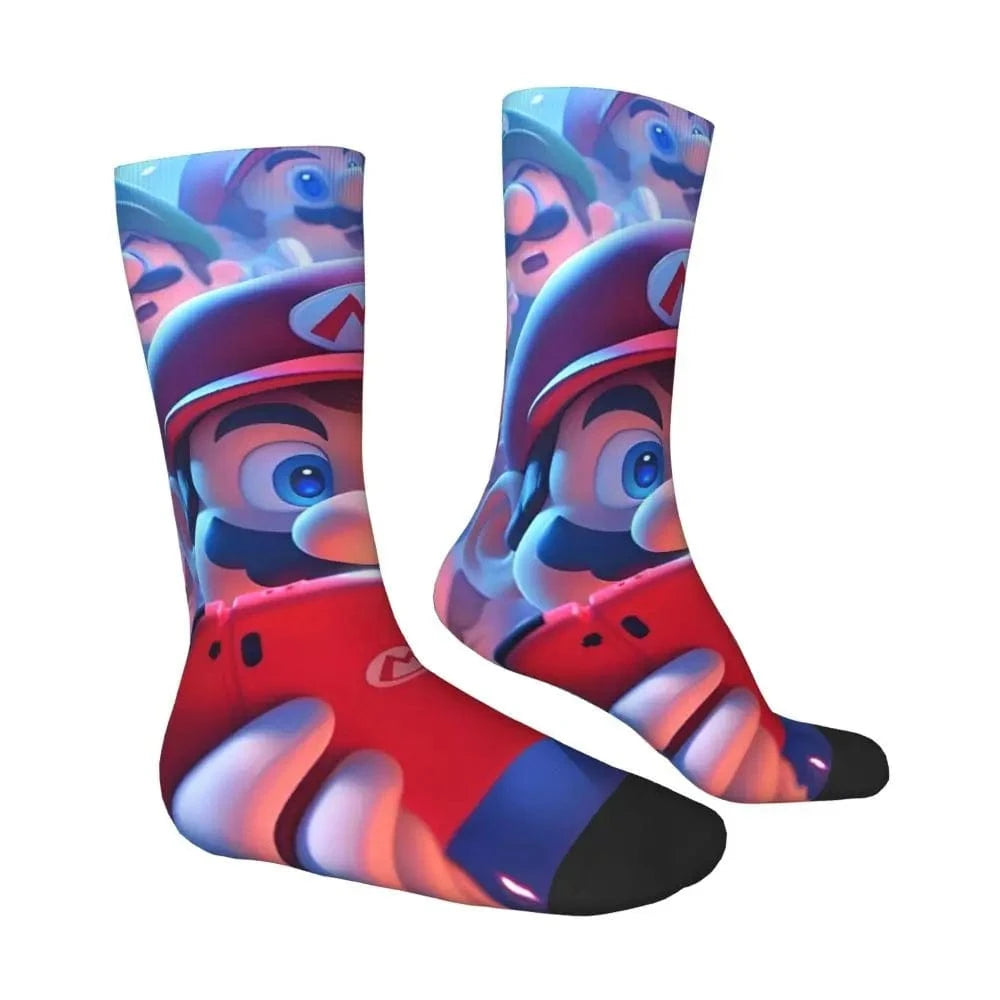 Chaussette Mario Joue à la Nintendo Switch