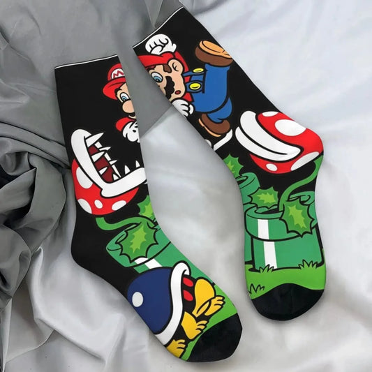 Chaussette Mario - Plante Piranha