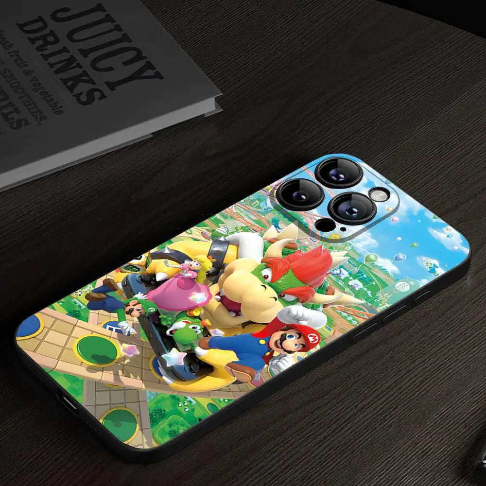 Coque iPhone Mario Kart - Toute la Grille de Départ