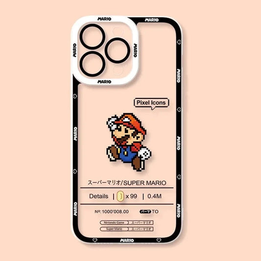 Coque iPhone Mario - Rétro Gaming