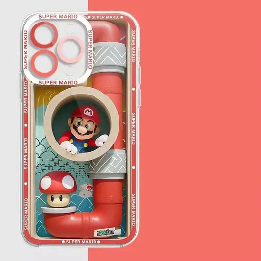 Coque iPhone Mario - Tuyau Rouge