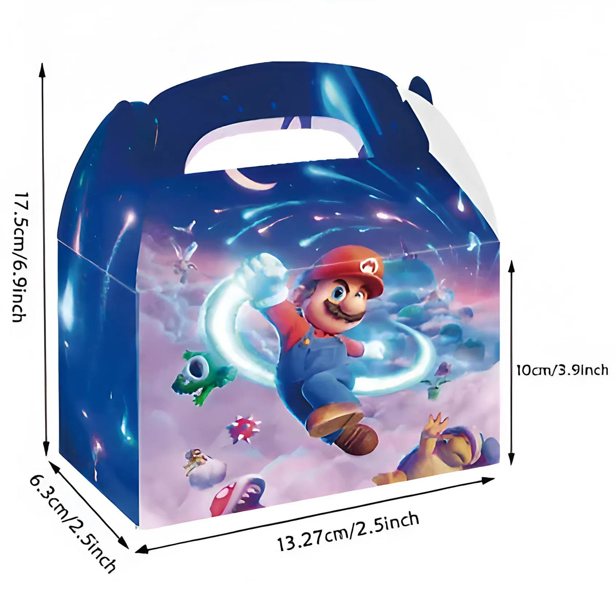 Décoration Anniversaire Mario - 12 Boîtes Cornet