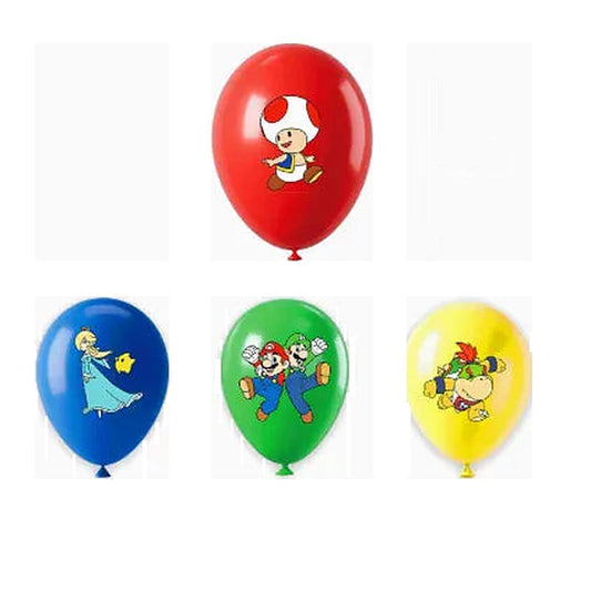 Décoration Anniversaire Mario - 18 Ballons