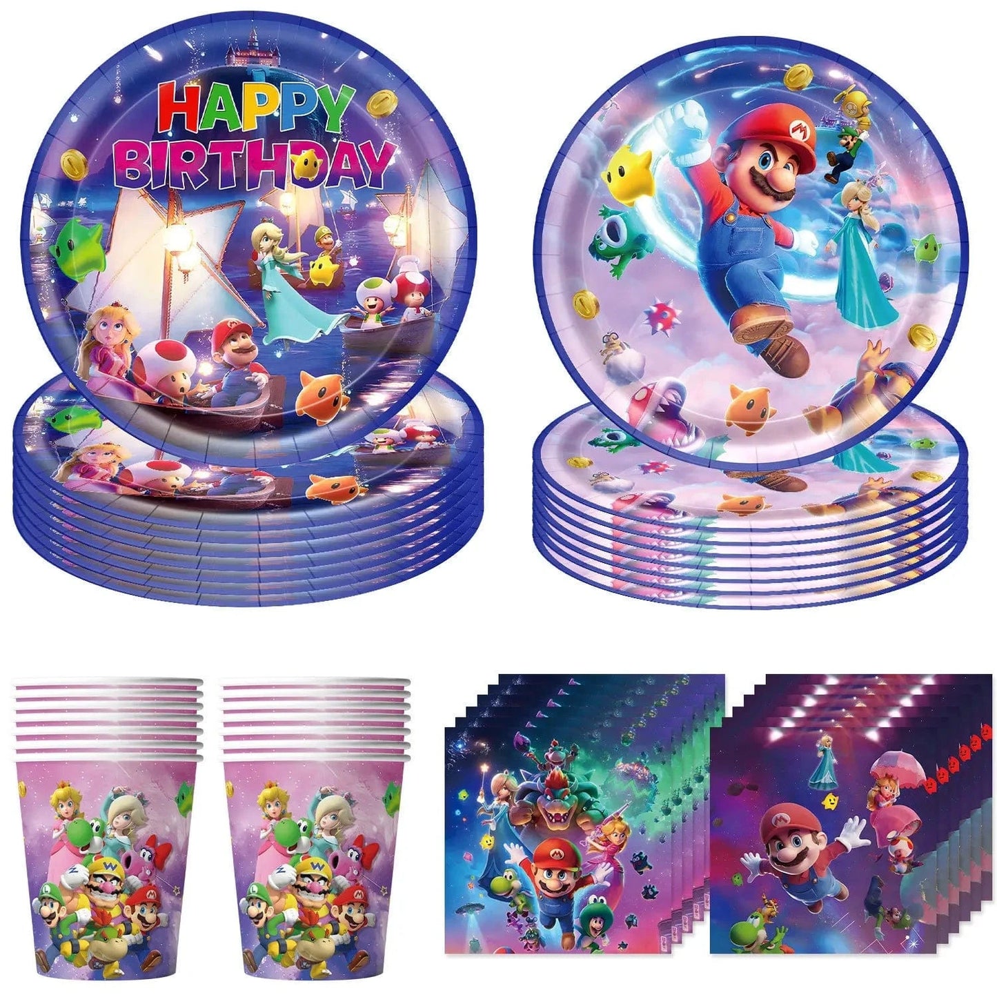 Décoration Anniversaire Mario - Kit Complet Fête