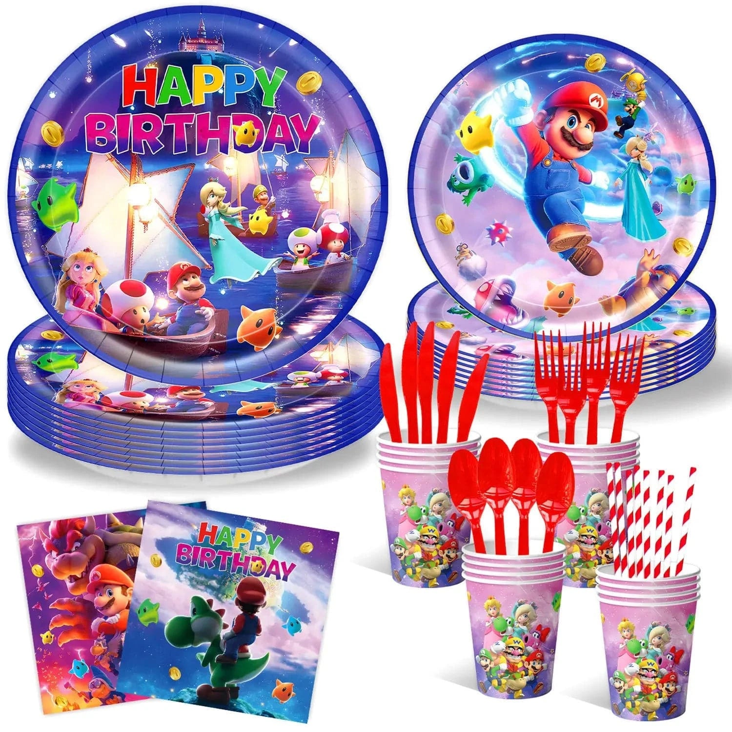 Décoration Anniversaire Mario - Kit Complet Fête
