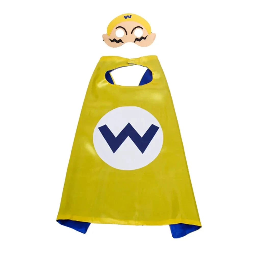 Déguisement Mario - Cape et Masque Wario