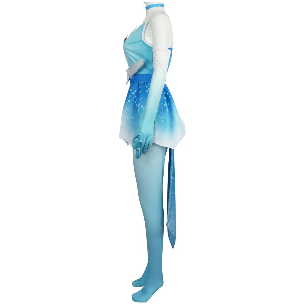 Déguisement Mario - Cosplay Princesse Peach Bleue