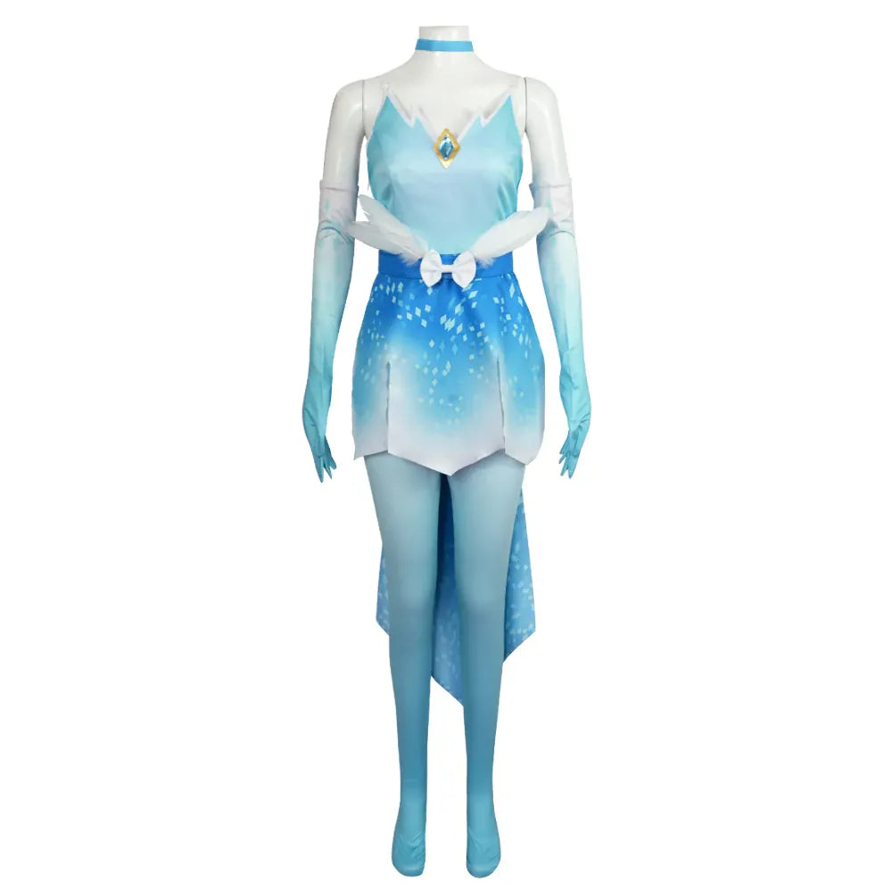 Déguisement Mario - Cosplay Princesse Peach Bleue