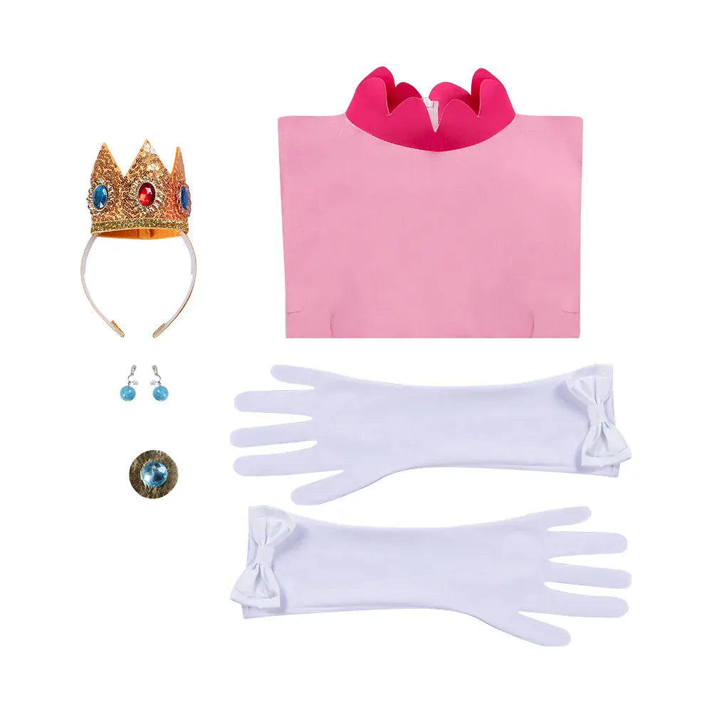 Déguisement Mario - Kit Complet Princesse Peach