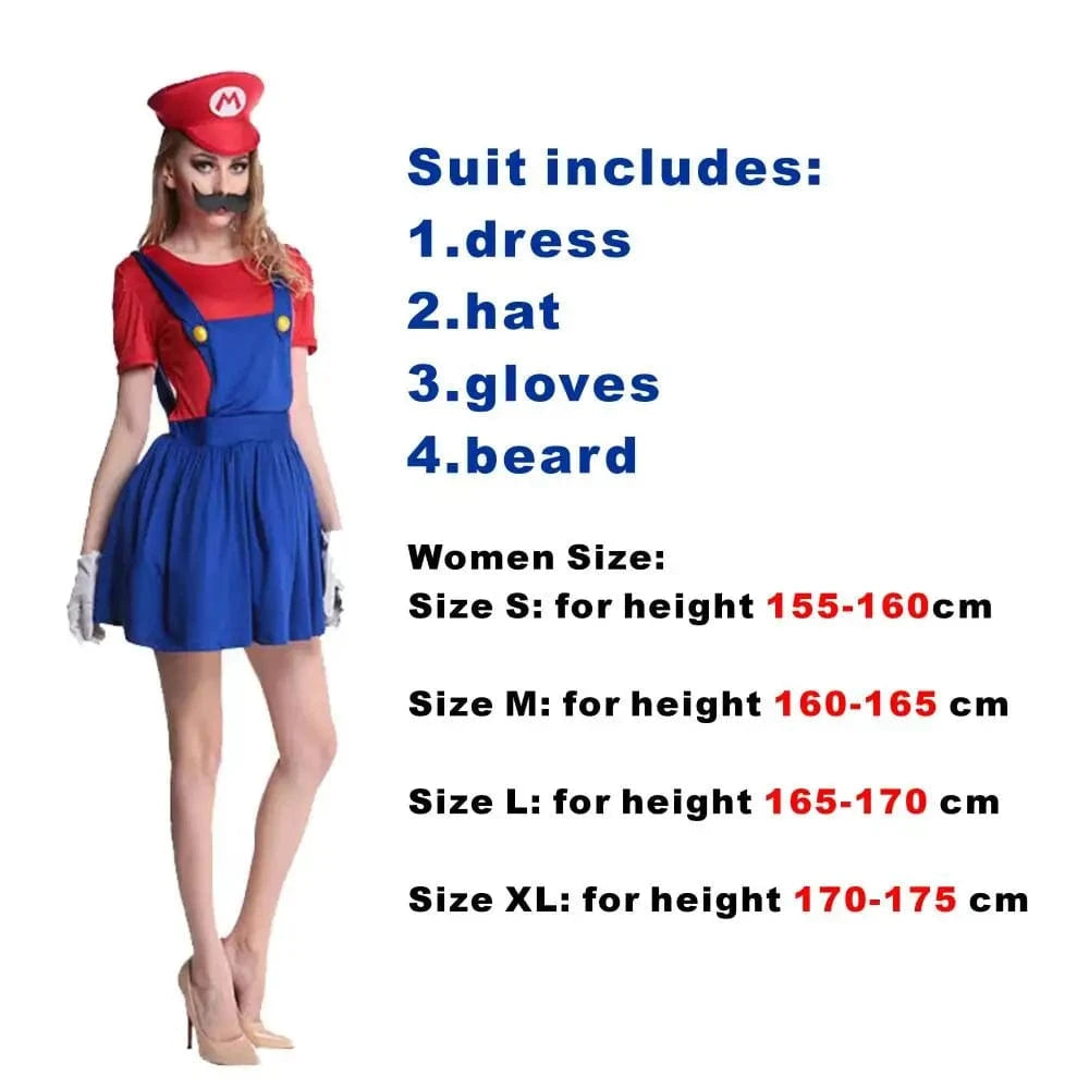 Déguisement Mario pour Femme