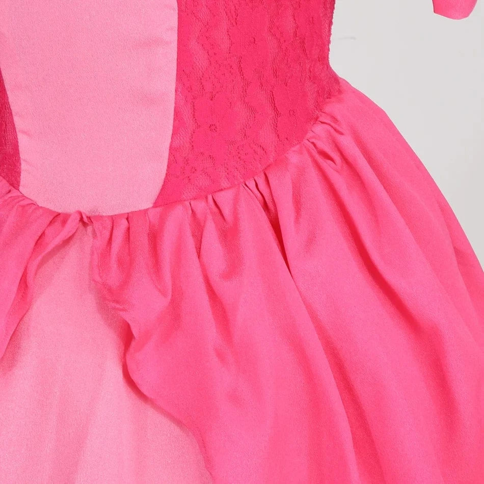 Déguisement Mario - Robe Rose Princesse Peach