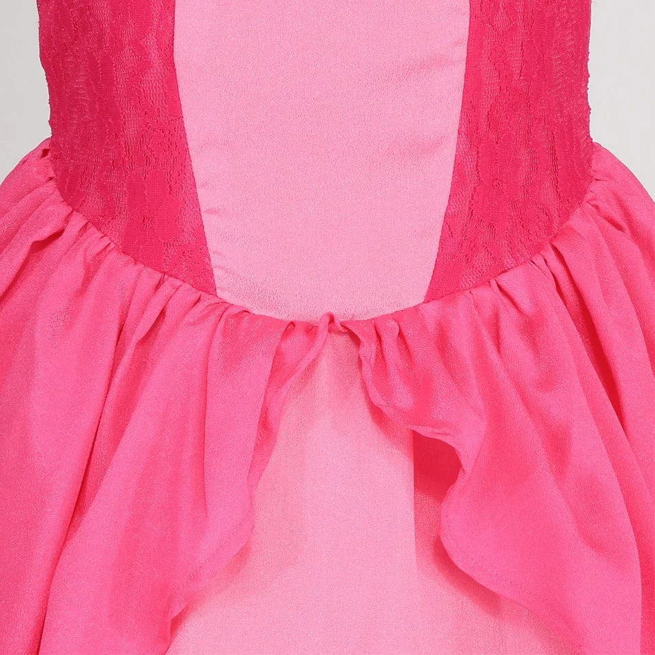 Déguisement Mario - Robe Rose Princesse Peach