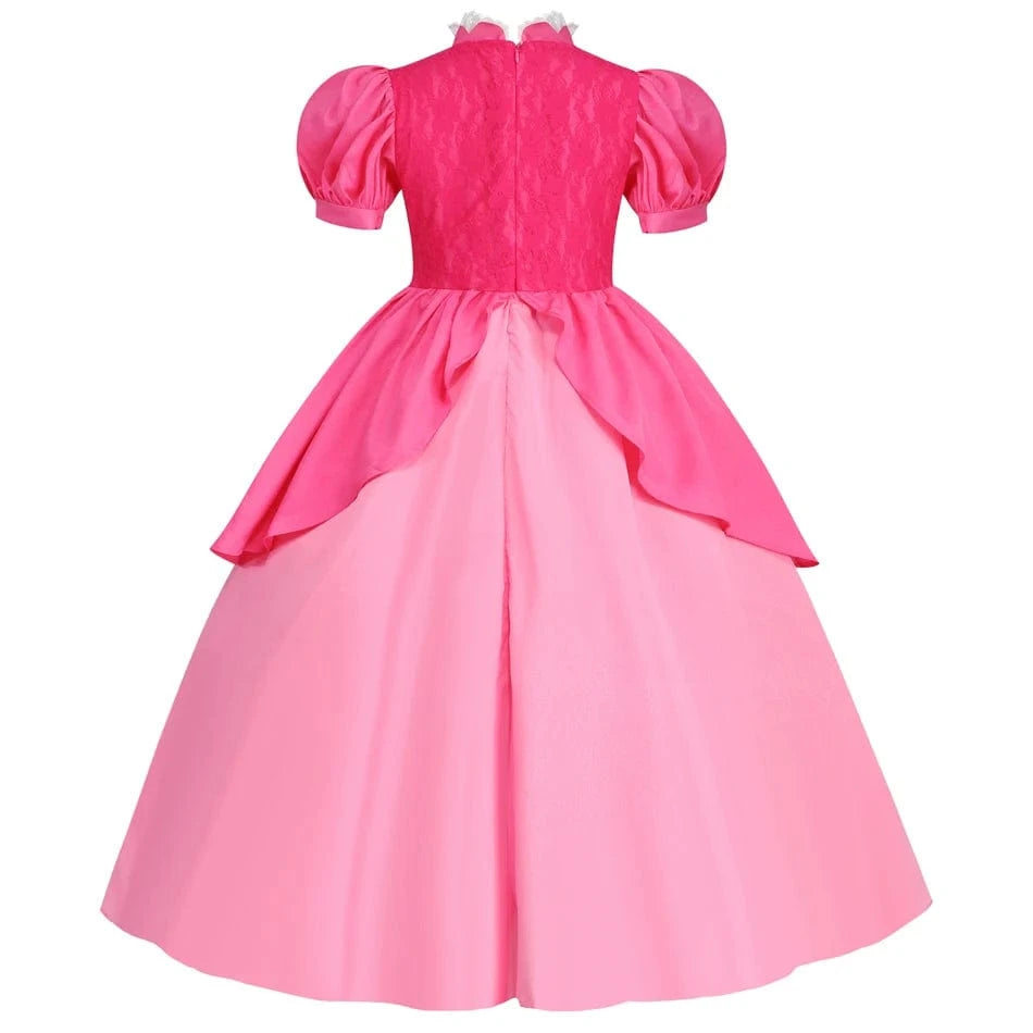 Déguisement Mario - Robe Rose Princesse Peach