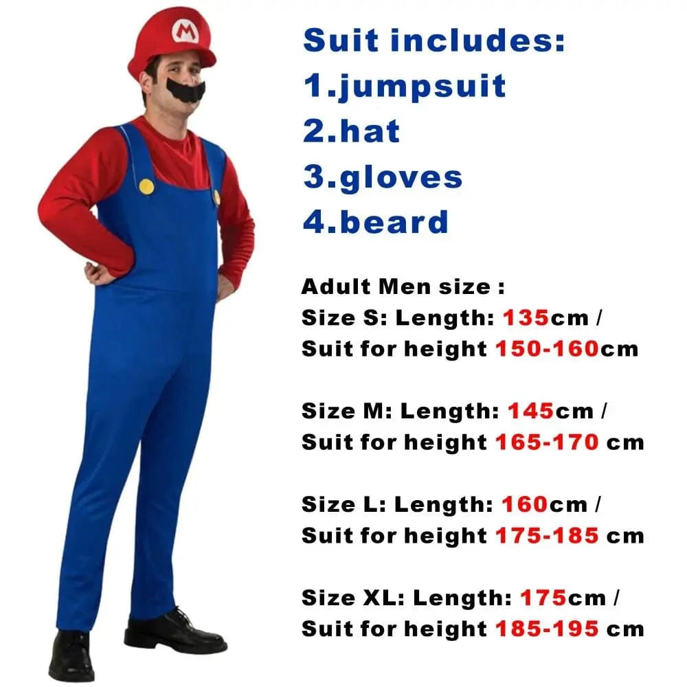 Déguisement Mario Rouge