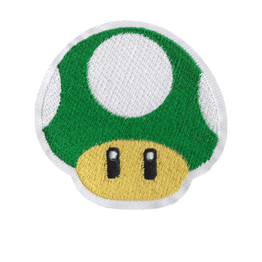 Écusson Mario - Champignon 1-UP