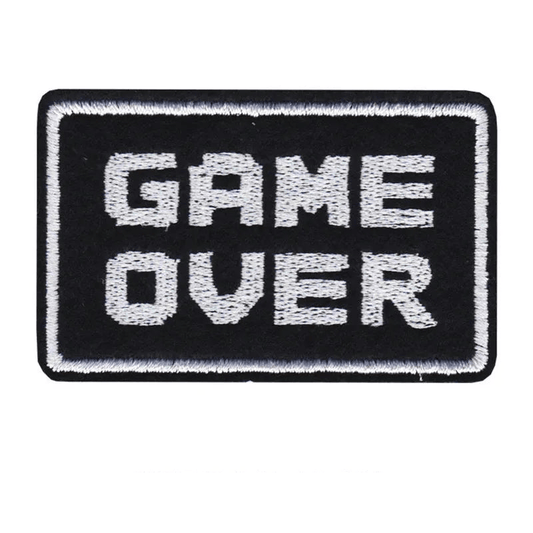Écusson Mario - Game Over