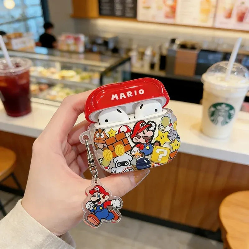 Étui AirPods Mario - Mario, Goomba et Boo