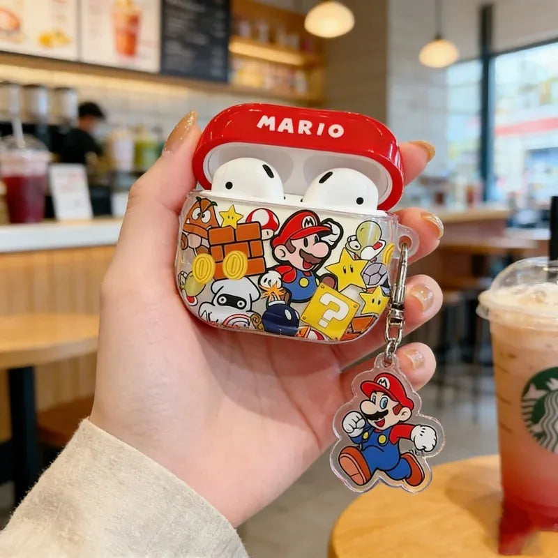 Étui AirPods Mario - Mario, Goomba et Boo