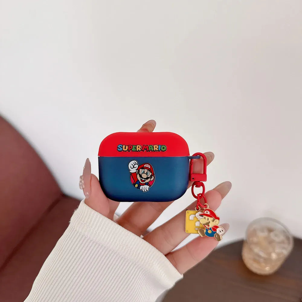 Étui AirPods Mario - Super Mario et son Porte-Clés