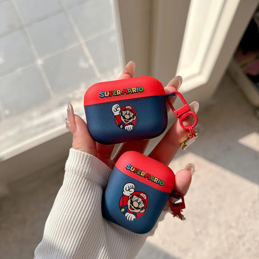 Étui AirPods Mario - Super Mario et son Porte-Clés