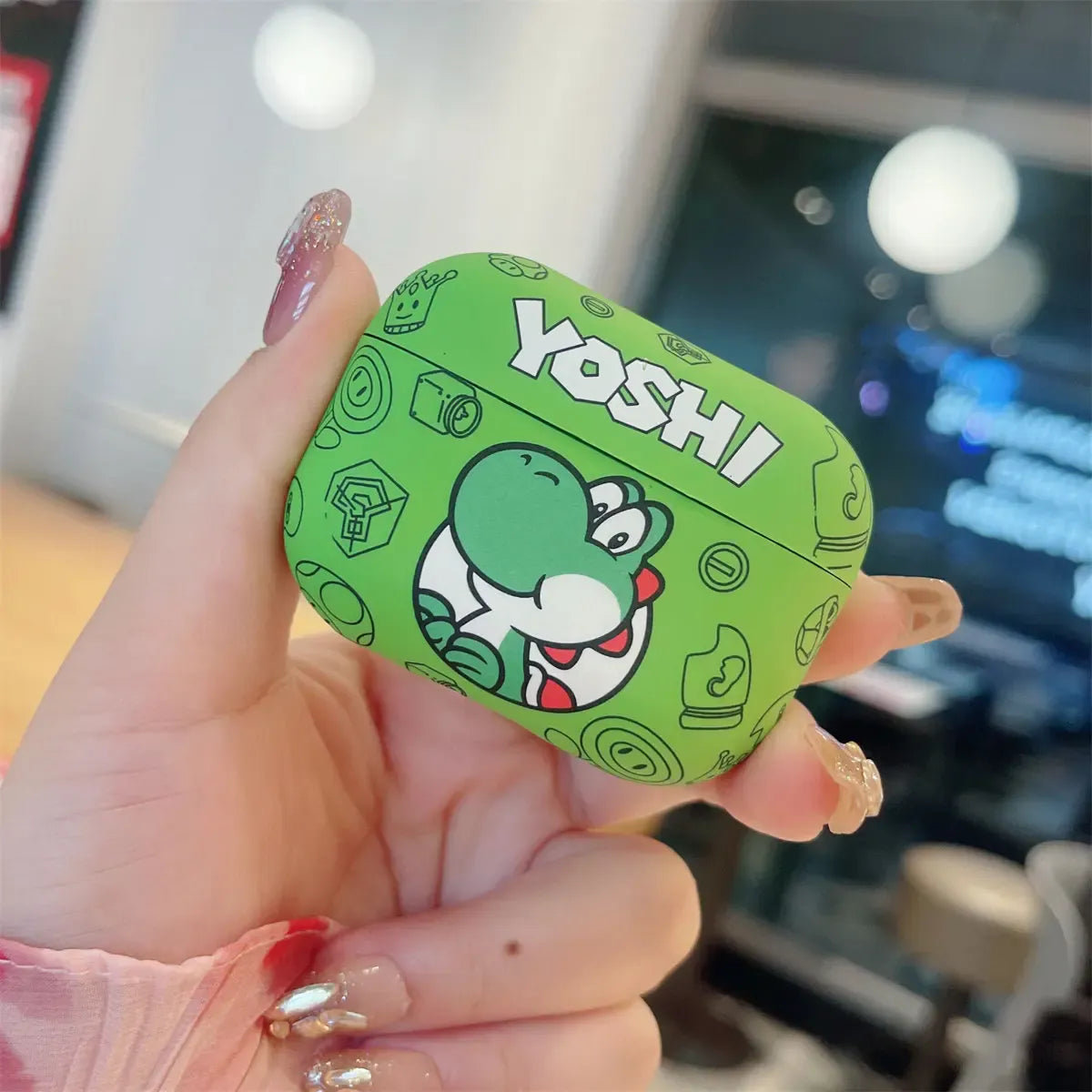 Étui AirPods Mario - Yoshi