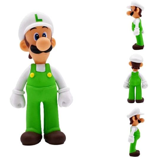 Figurine Luigi Fleur de Feu - Fire Luigi - 13cm