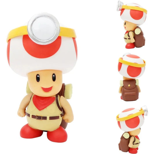 Figurine Mario - Aventurier Captain Toad - 12cm