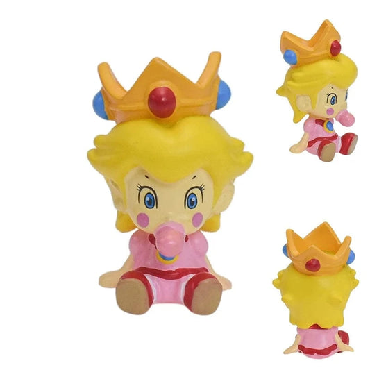 Figurine Mario - Bébé Peach - 4cm