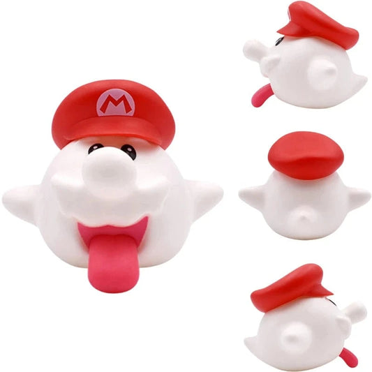 Figurine Mario - Boo avec Casquette Mario - 6cm