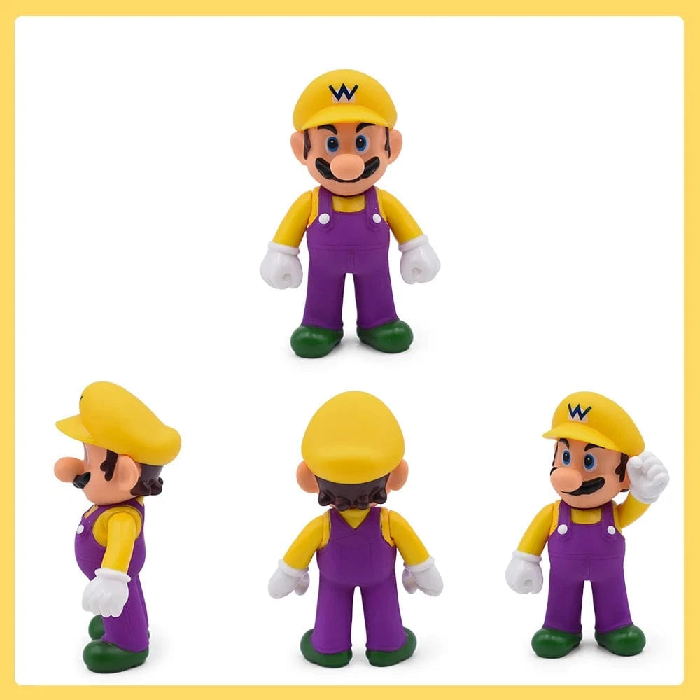 Figurine Mario en Tenue de Wario - 13cm