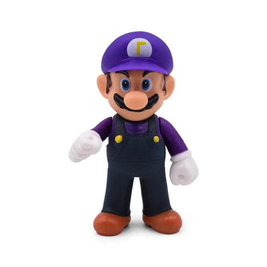 Figurine Mario en Tenue Waluigi - 12.5cm