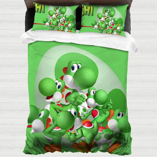 Housse de Couette Mario - La Famille Yoshi