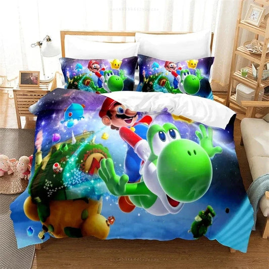 Housse de Couette Mario - Yoshi