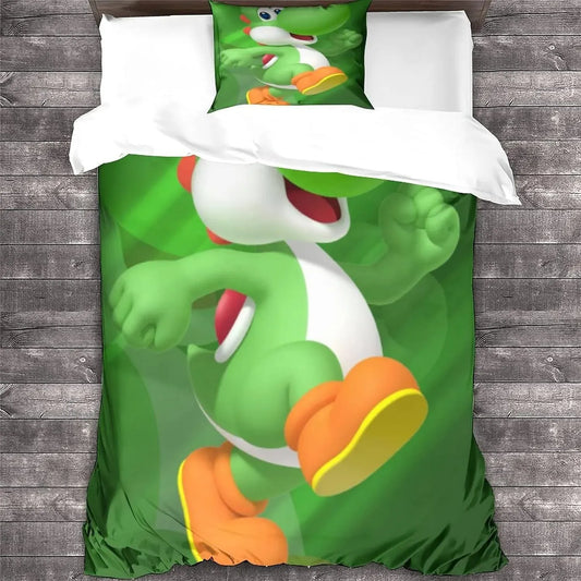 Housse de Couette Mario - Yoshi Géant