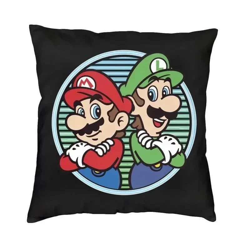 Mario and Luigi Brothers Cushion Cover