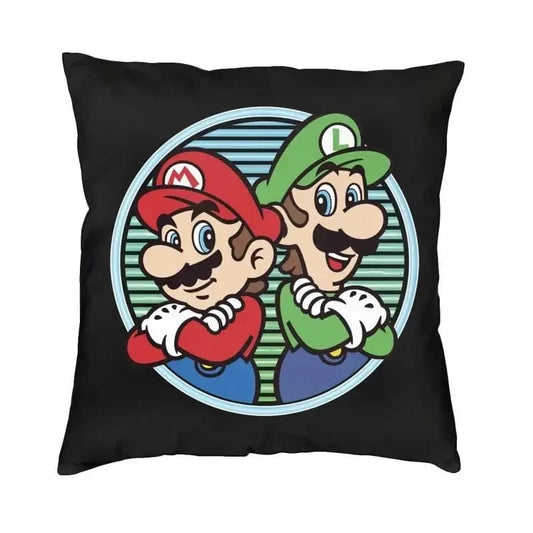 Mario and Luigi Brothers Cushion Cover