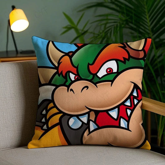 Mario Cushion Cover - Bowser