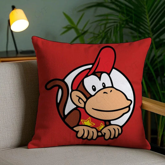 Mario Cushion Cover - Diddy Kong