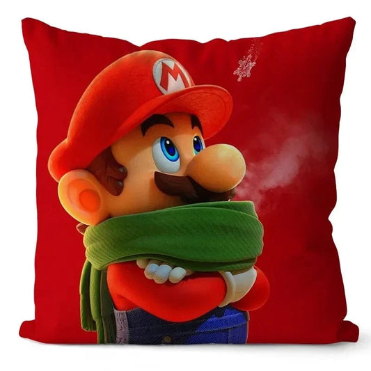 Mario Winter Cushion Cover with Scarf